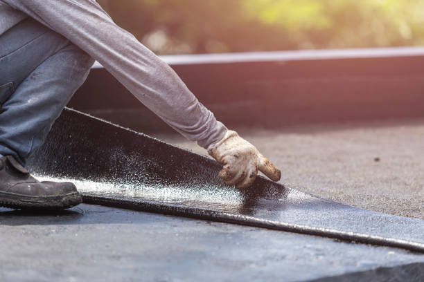 Professional Emergency Waterproofing technician working in Middleport, NY